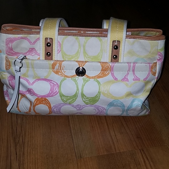 Coach Handbags - Coach Canvas Purse